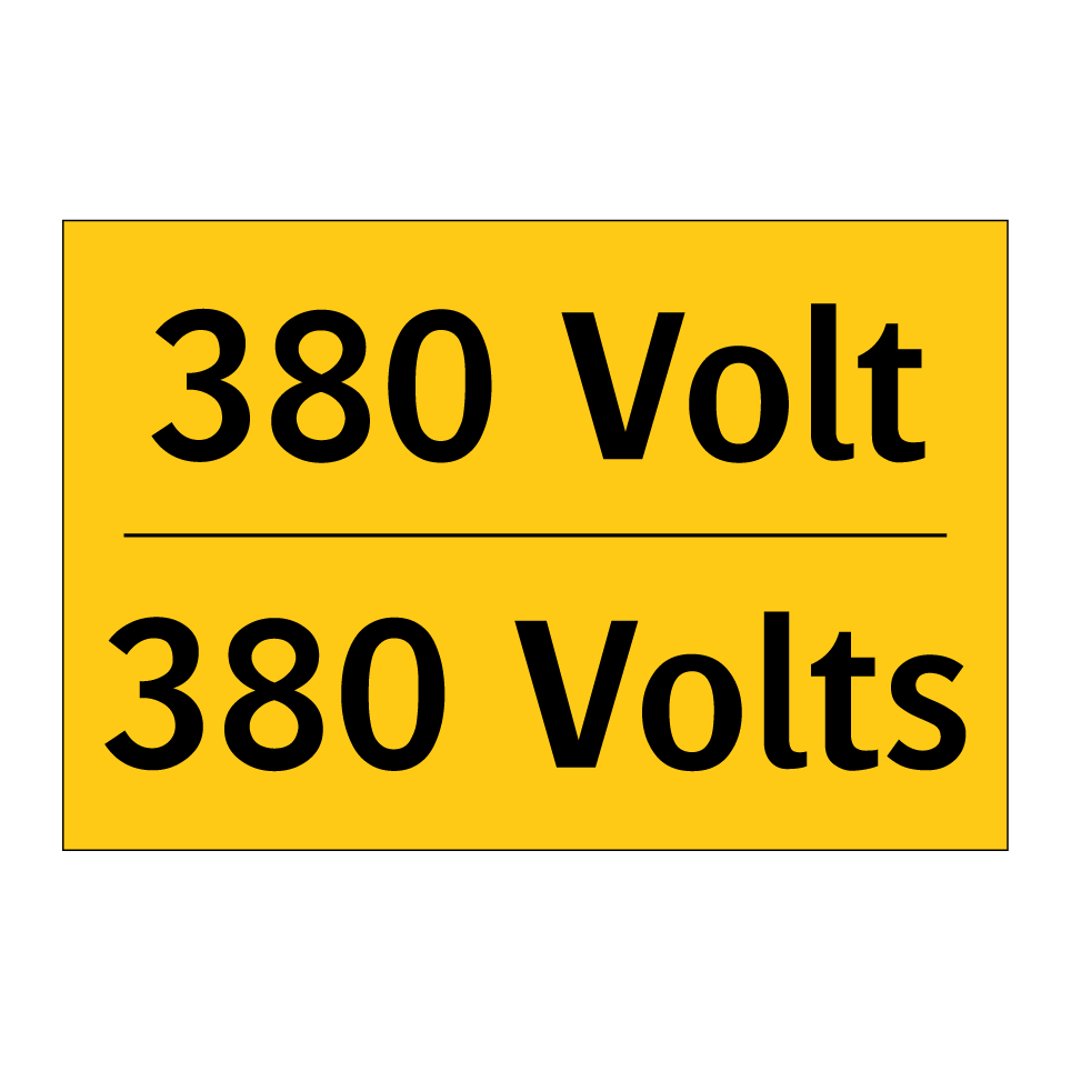 380 Volt - 380 Volts
