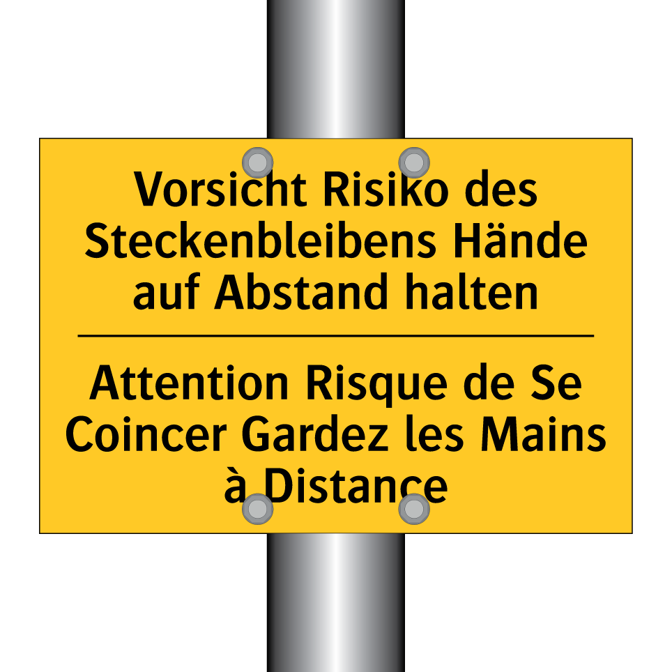 Vorsicht Risiko des Steckenbleibens  /.../ - Attention Risque de Se Coincer  /.../