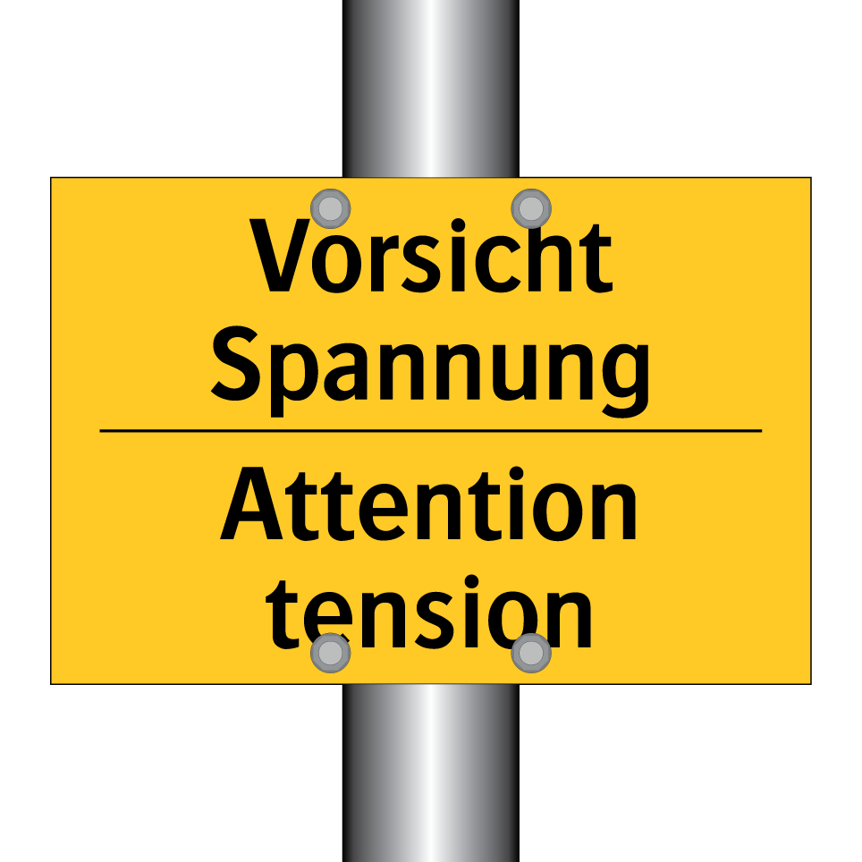 Vorsicht Spannung - Attention tension
