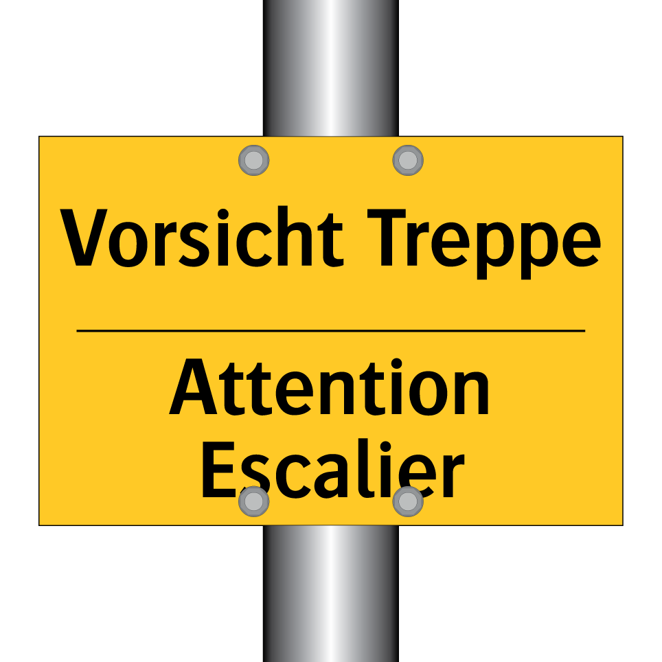 Vorsicht Treppe - Attention Escalier
