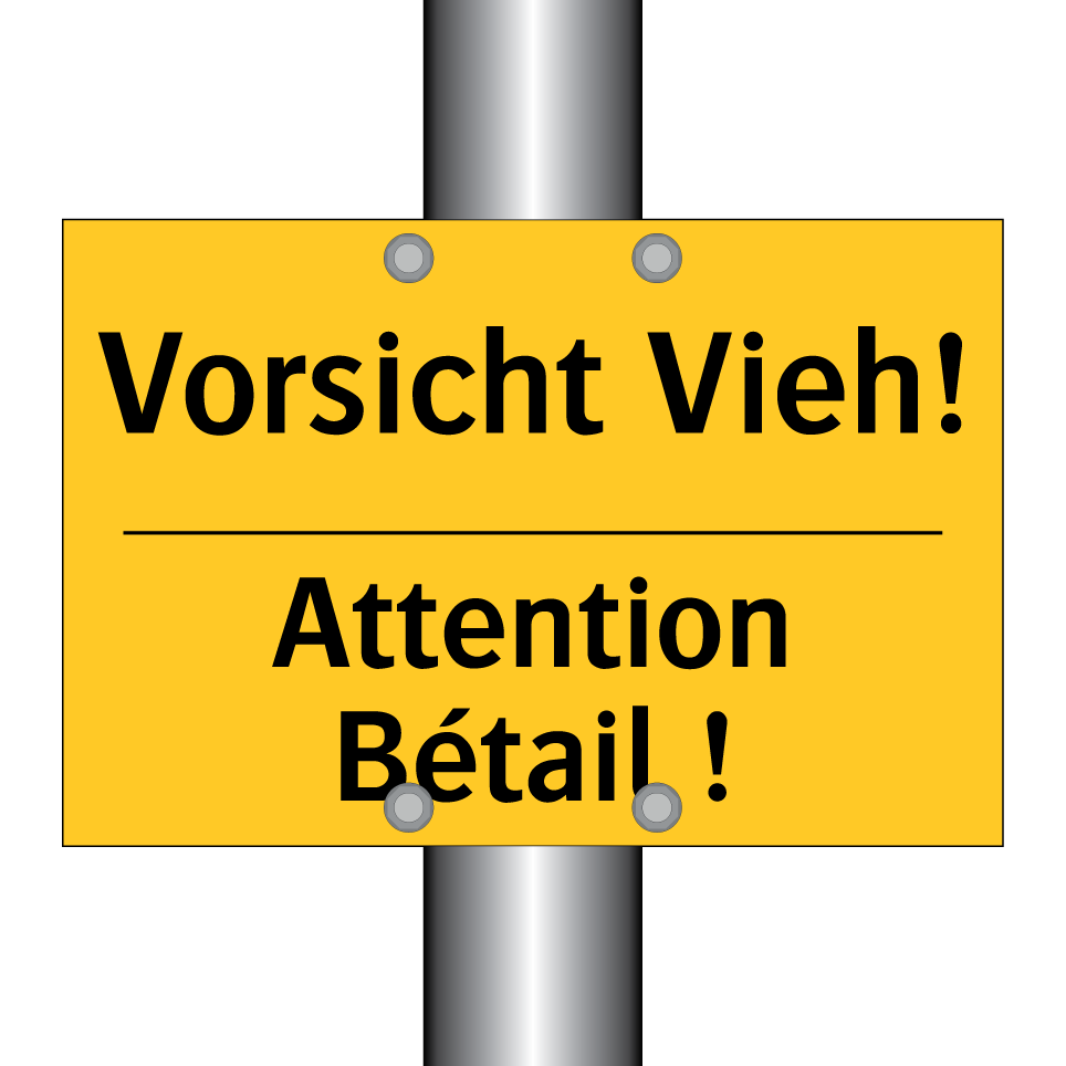Vorsicht Vieh! - Attention Bétail !