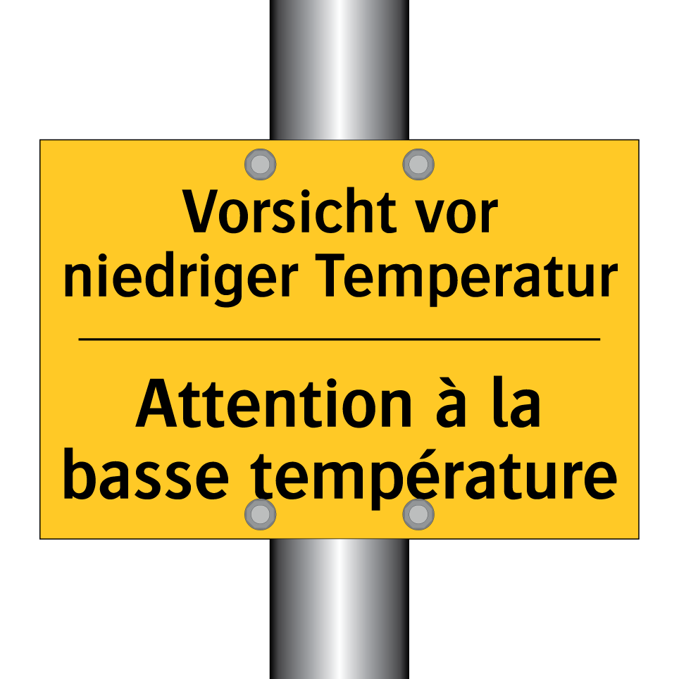 Vorsicht vor niedriger Temperatur /.../ - Attention à la basse température /.../