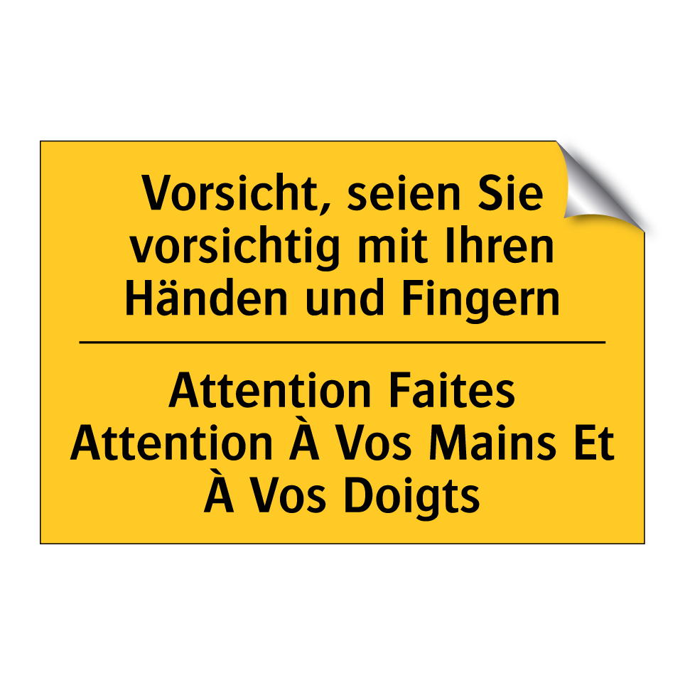 Vorsicht, seien Sie vorsichtig  /.../ - Attention Faites Attention À Vos  /.../