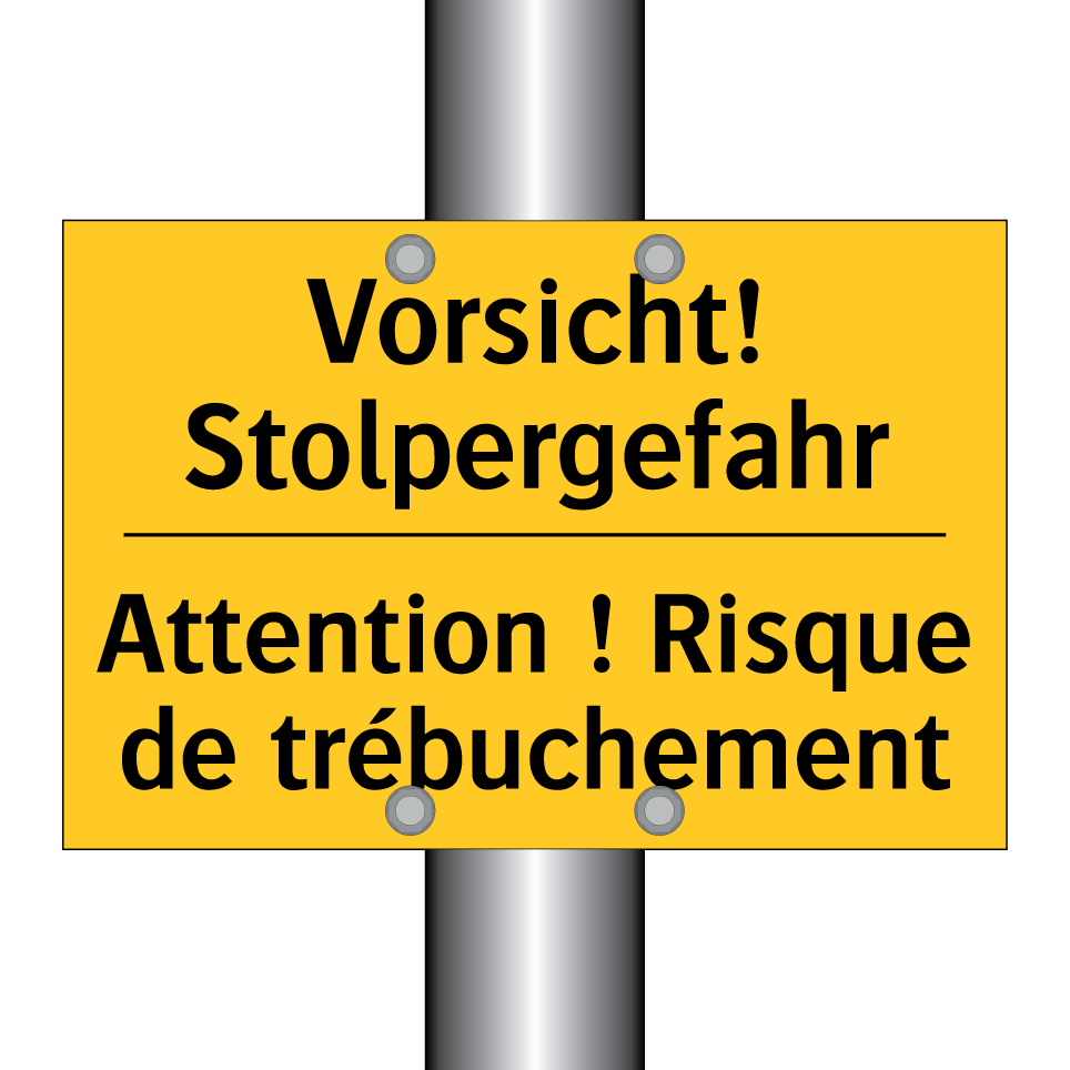 Vorsicht! Stolpergefahr - Attention ! Risque de trébuchement /.../