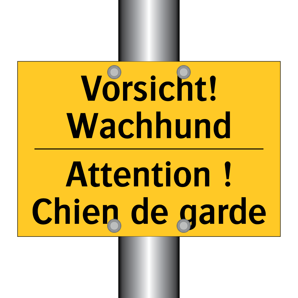 Vorsicht! Wachhund - Attention ! Chien de garde