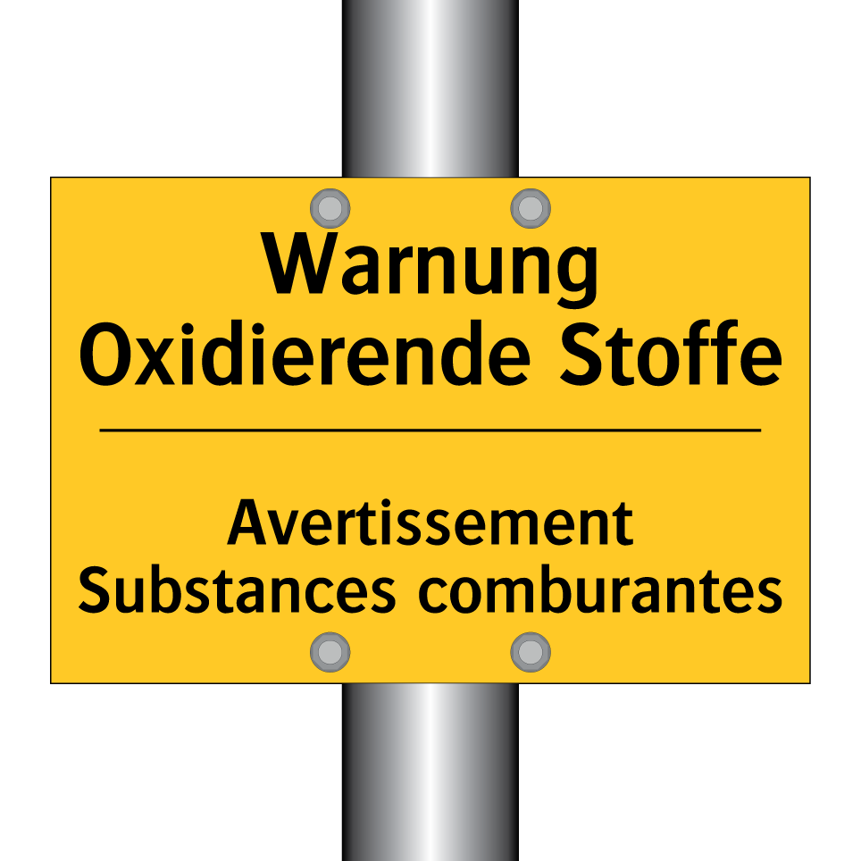 Warnung Oxidierende Stoffe - Avertissement Substances comburantes /.../