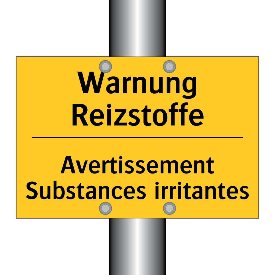 Warnung Reizstoffe - Avertissement Substances irritantes /.../