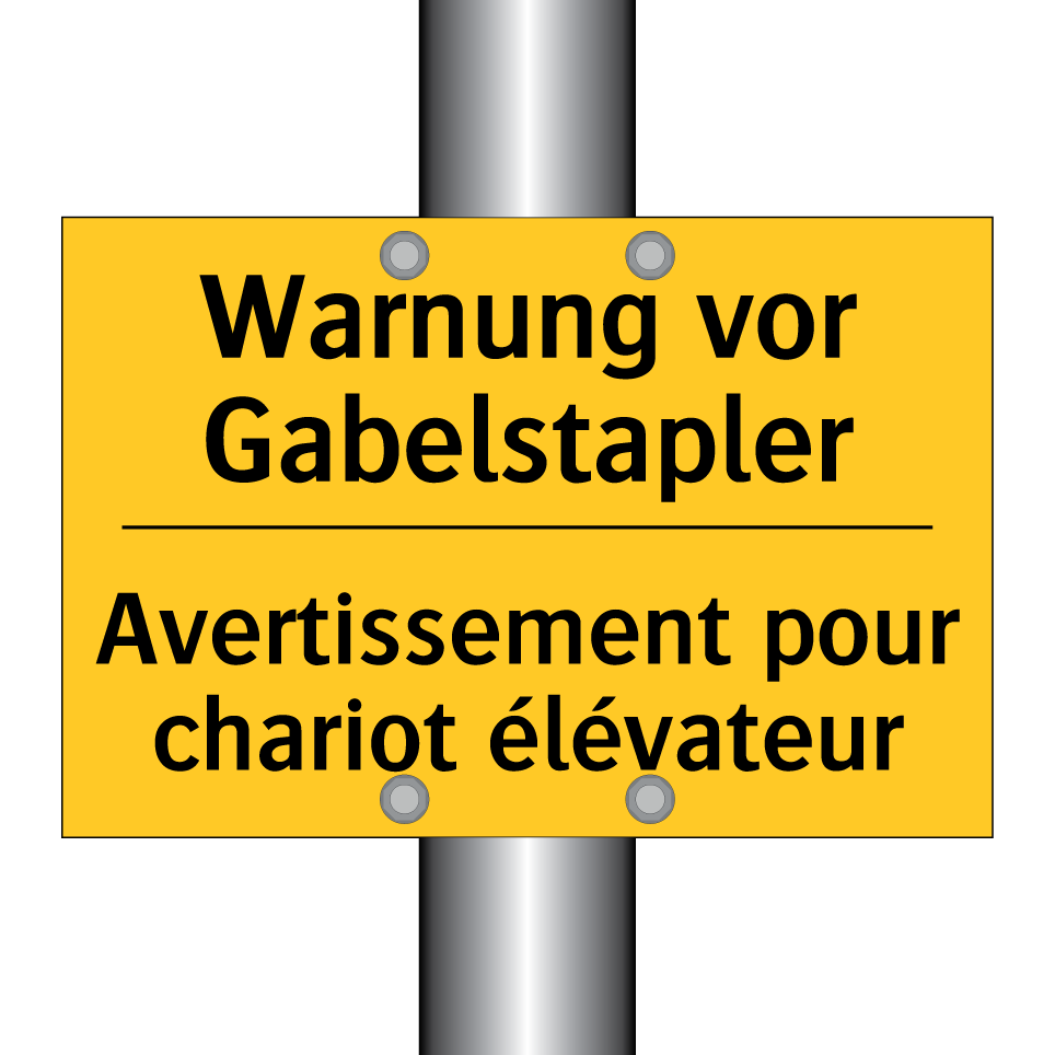 Warnung vor Gabelstapler - Avertissement pour chariot élévateur /.../