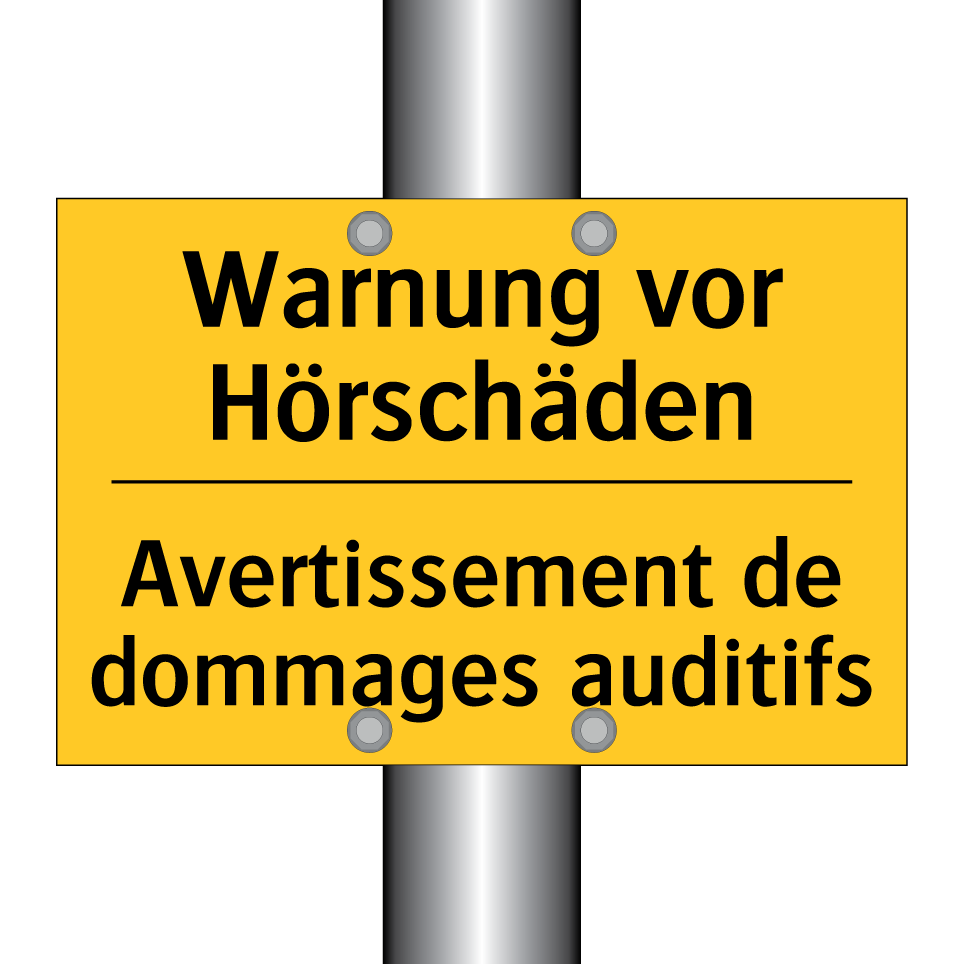 Warnung vor Hörschäden - Avertissement de dommages auditifs /.../