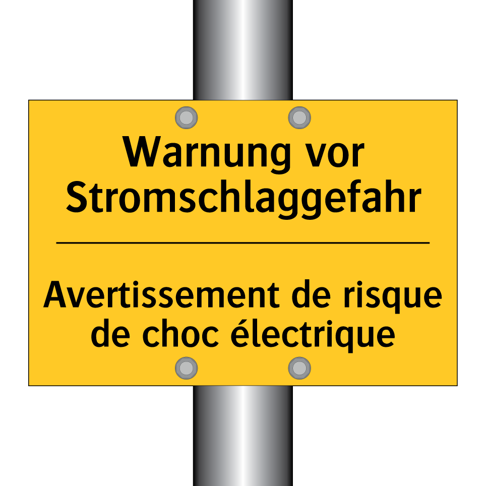 Warnung vor Stromschlaggefahr - Avertissement de risque de choc  /.../