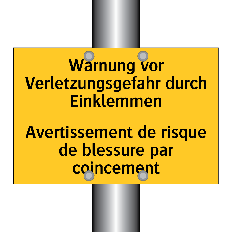 Warnung vor Verletzungsgefahr  /.../ - Avertissement de risque de blessure  /.../