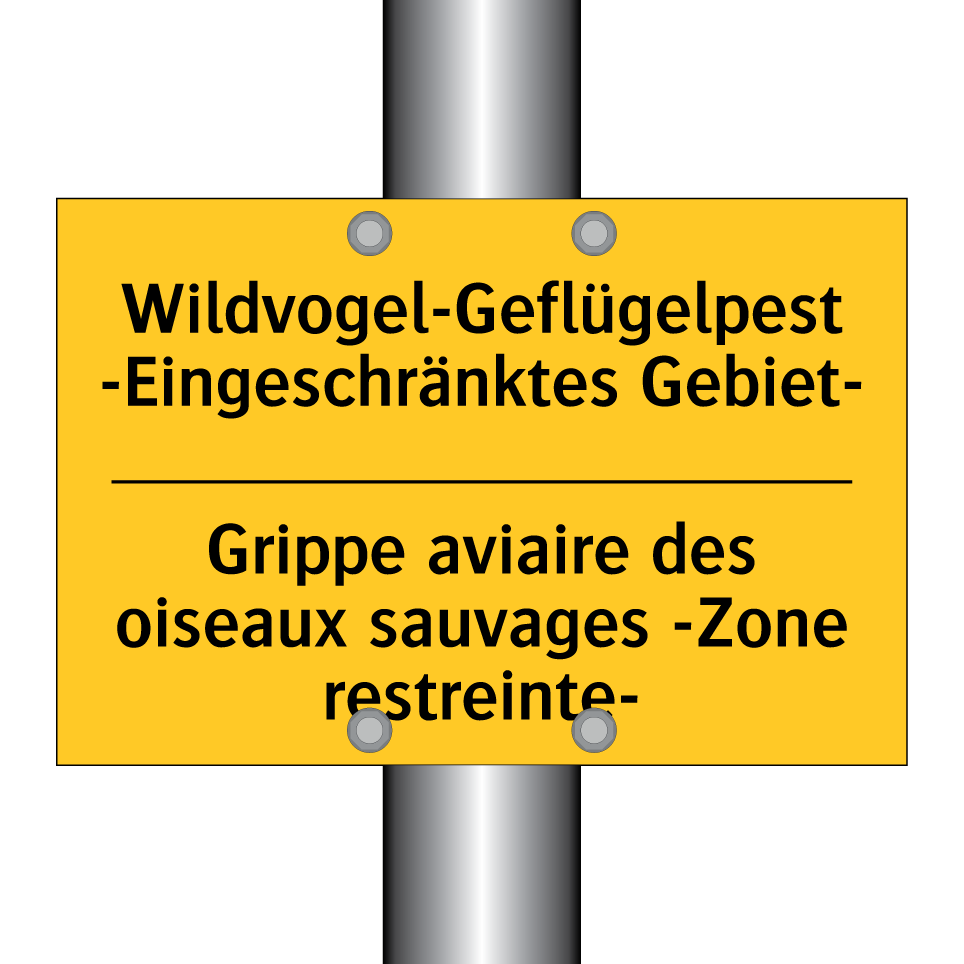 Wildvogel-Geflügelpest -Eingeschränktes  /.../ - Grippe aviaire des oiseaux sauvages  /.../