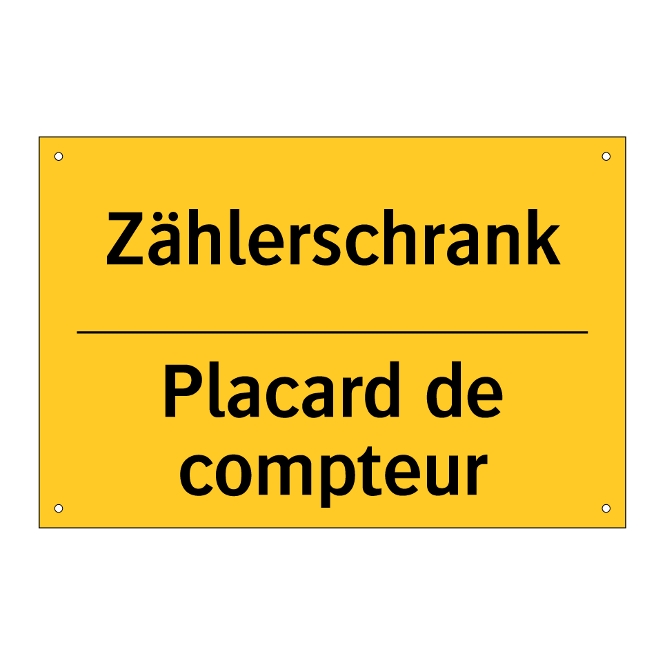 Zählerschrank - Placard de compteur