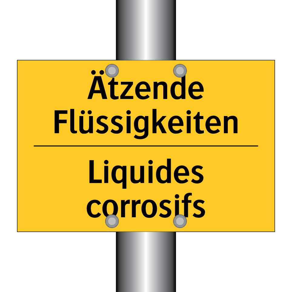 Ätzende Flüssigkeiten - Liquides corrosifs