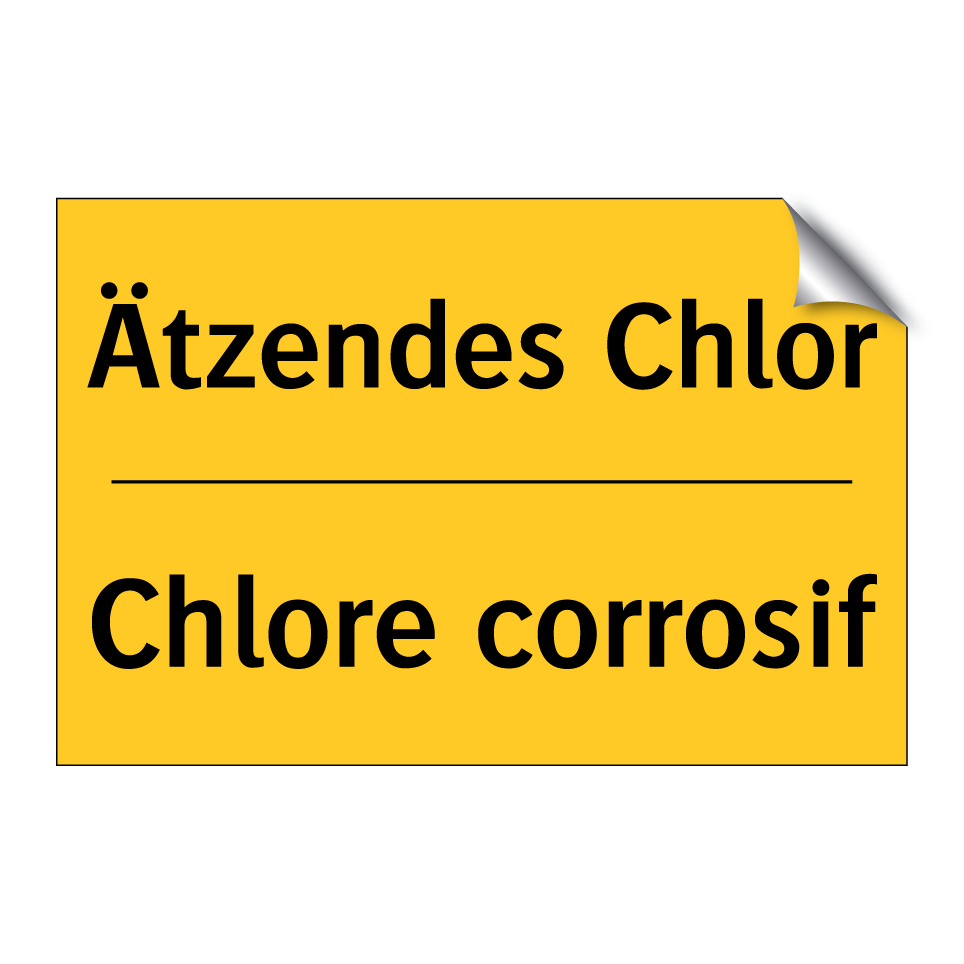 Ätzendes Chlor - Chlore corrosif