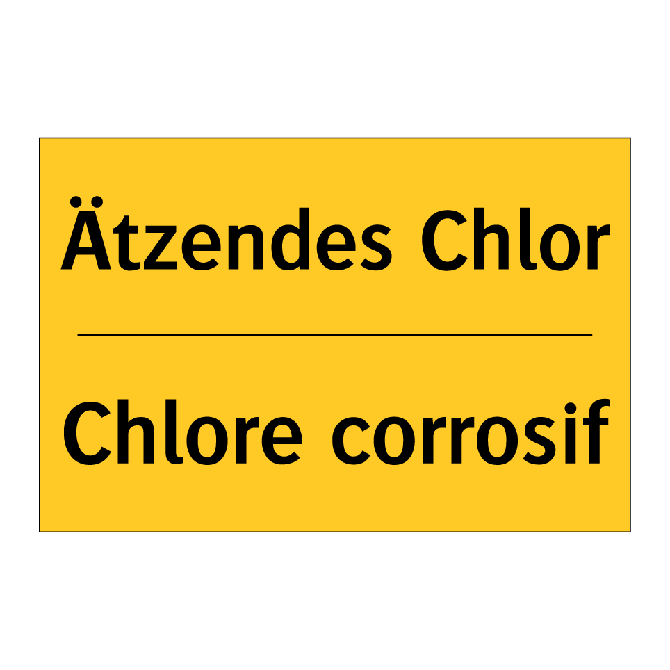 Ätzendes Chlor - Chlore corrosif