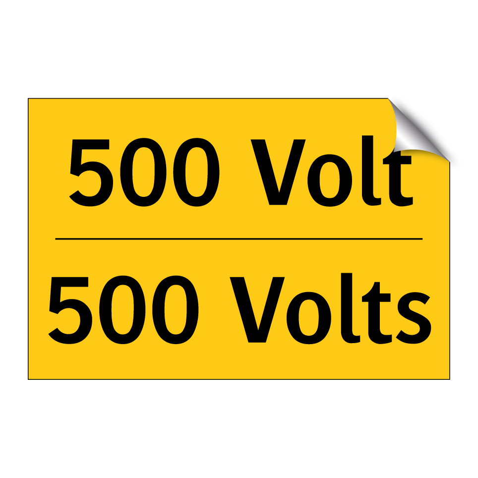 500 Volt - 500 Volts