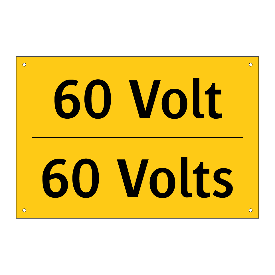 60 Volt - 60 Volts