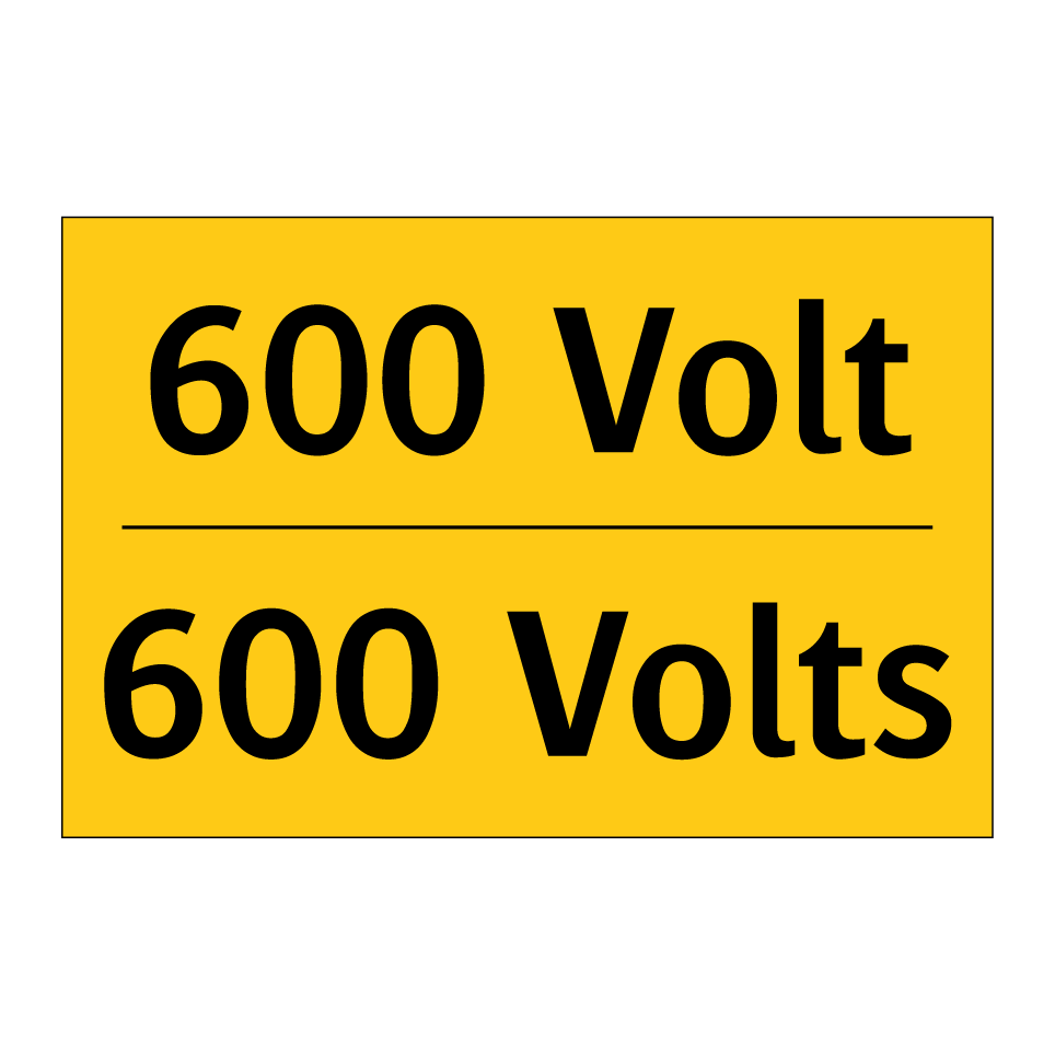 600 Volt - 600 Volts