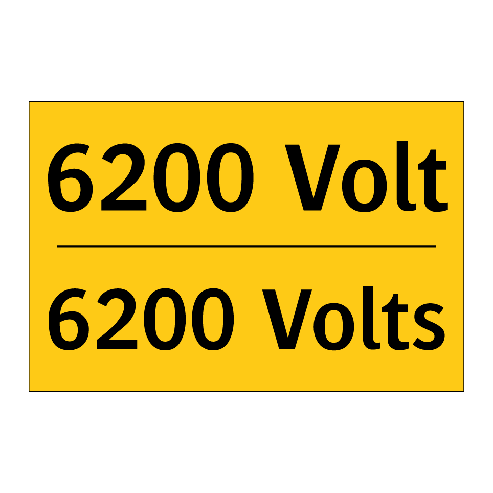 6200 Volt - 6200 Volts