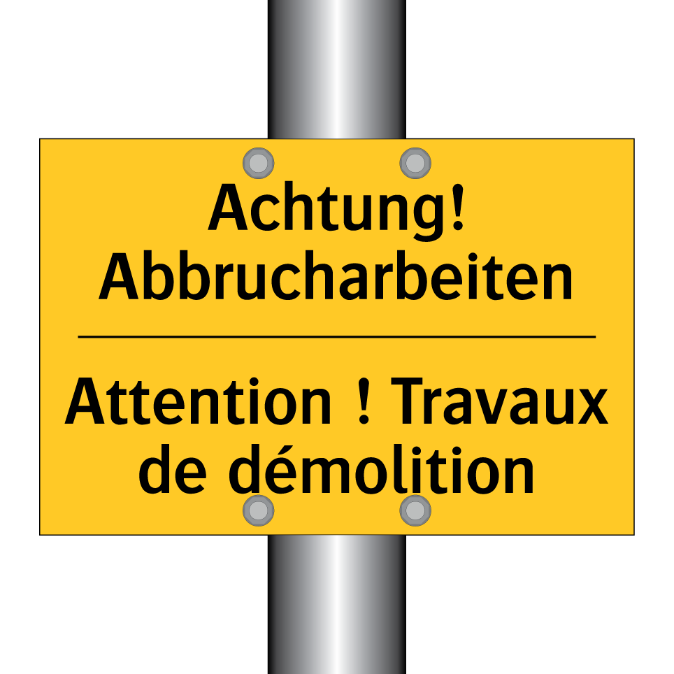 Achtung! Abbrucharbeiten - Attention ! Travaux de démolition /.../