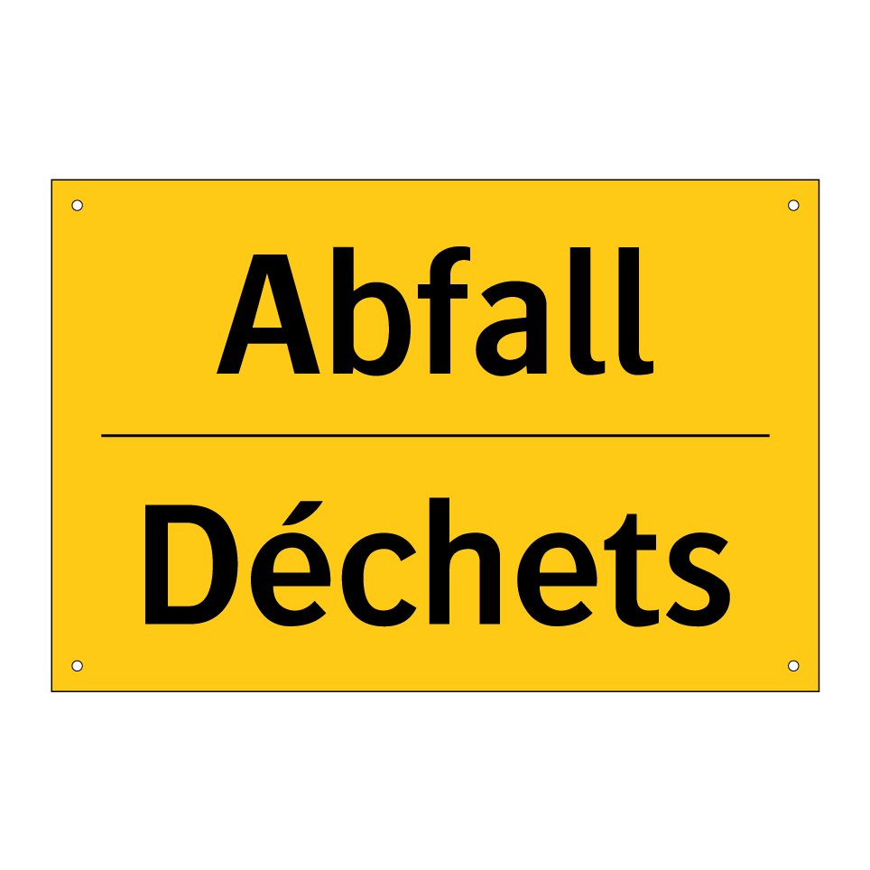 Abfall - Déchets