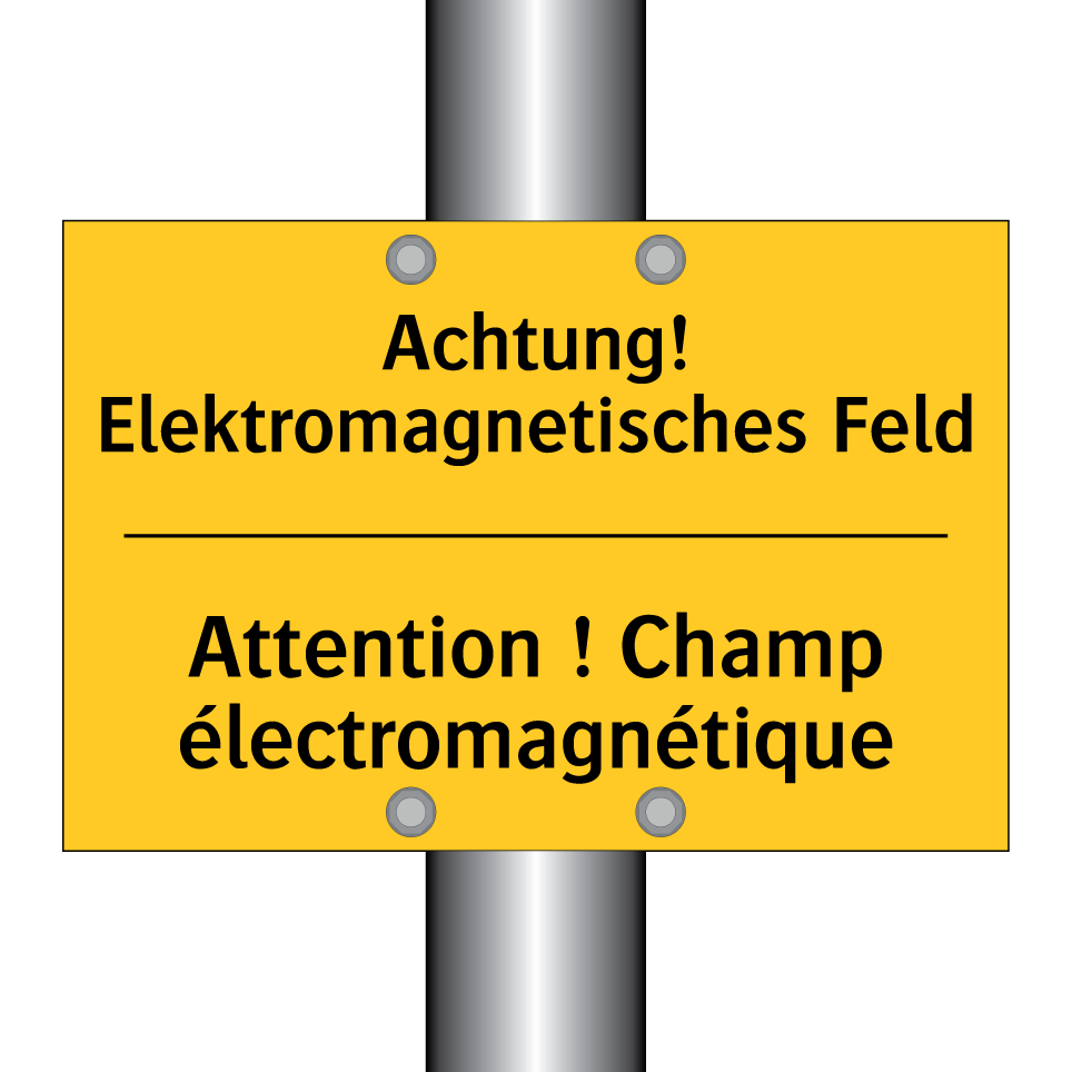 Achtung! Elektromagnetisches Feld /.../ - Attention ! Champ électromagnétique /.../