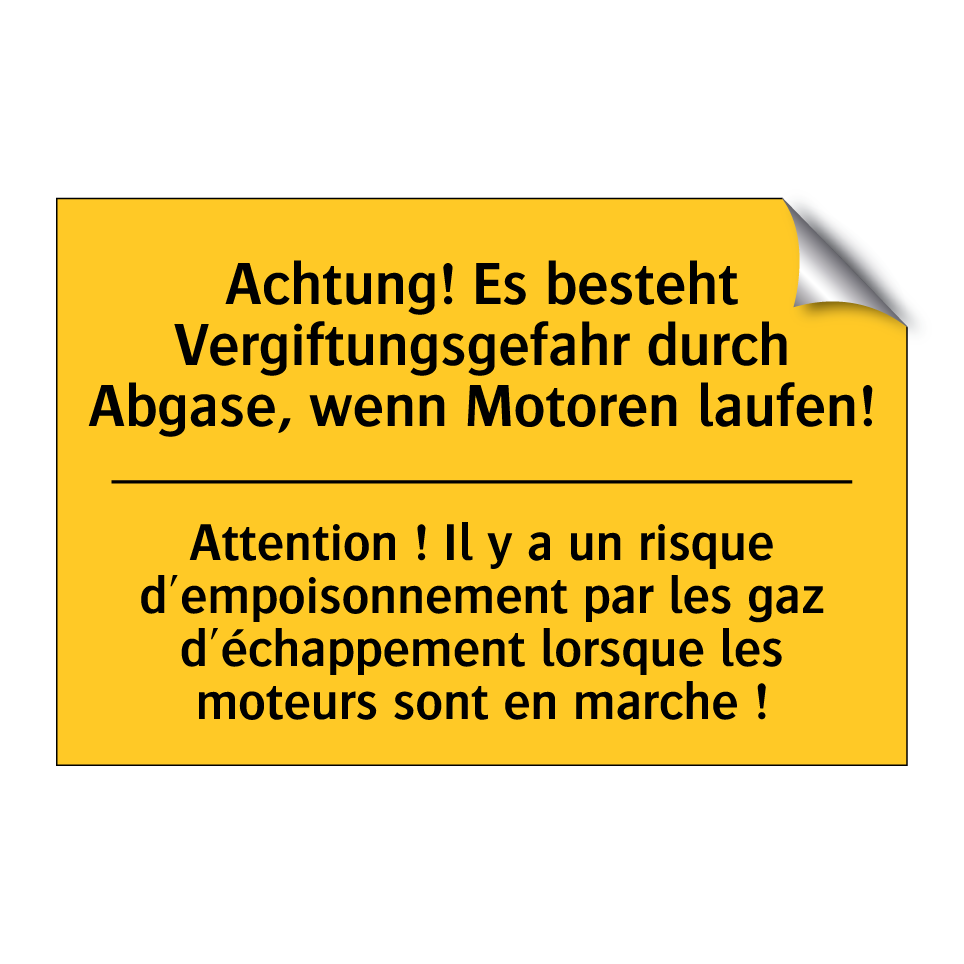 Achtung! Es besteht Vergiftungsgefahr  /.../ - Attention ! Il y a un risque d'empoisonnement  /.../