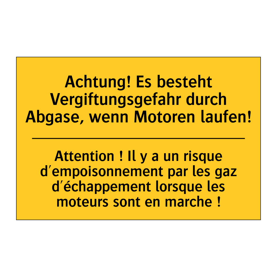 Achtung! Es besteht Vergiftungsgefahr  /.../ - Attention ! Il y a un risque d'empoisonnement  /.../