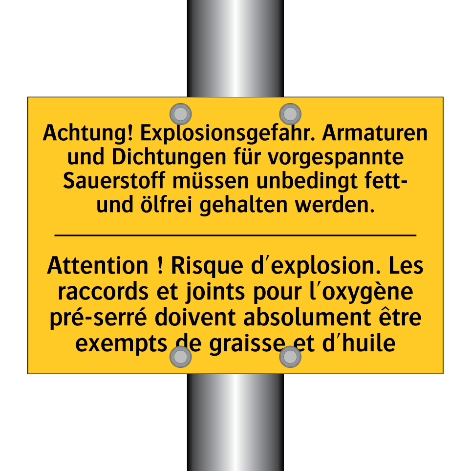 Achtung! Explosionsgefahr. Armaturen  /.../ - Attention ! Risque d'explosion.  /.../