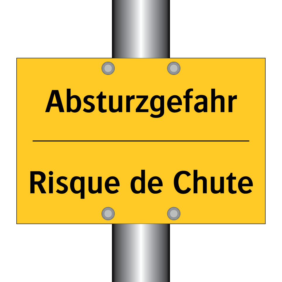 Absturzgefahr - Risque de Chute