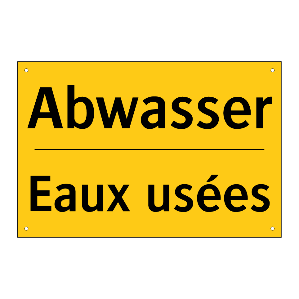 Abwasser - Eaux usées