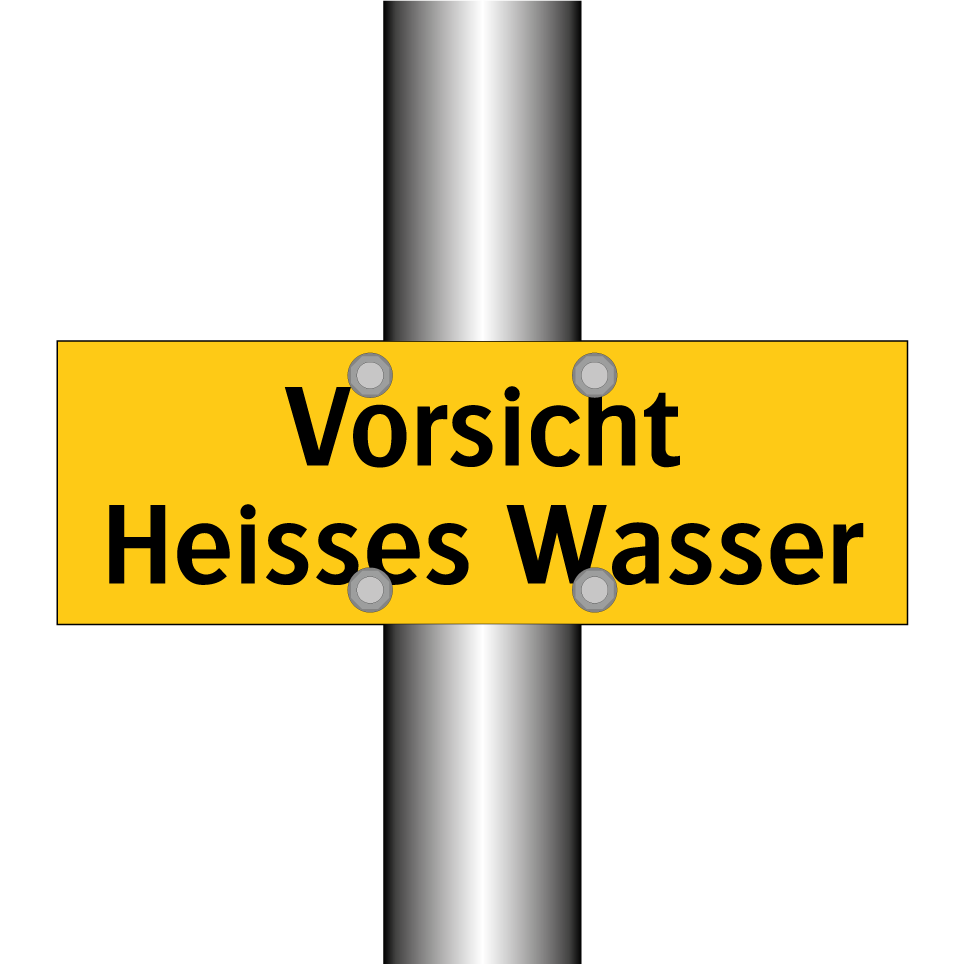 Vorsicht Heisses Wasser