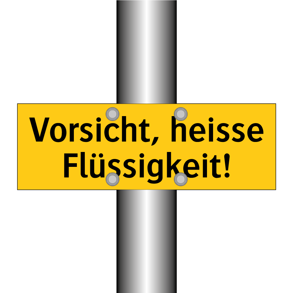 Vorsicht, heisse Flüssigkeit!