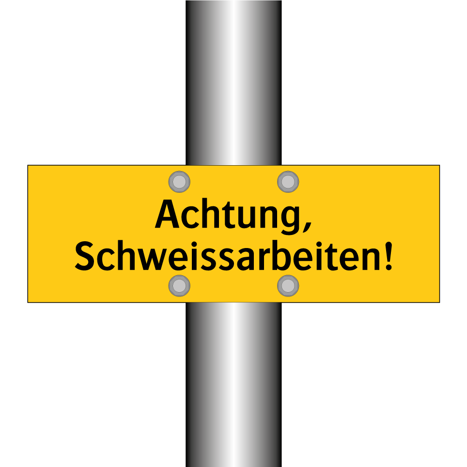 Achtung, Schweissarbeiten!