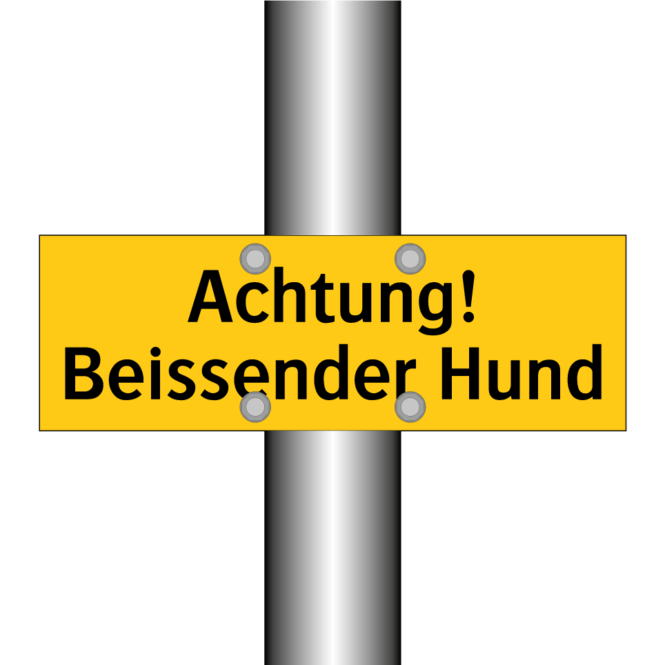 Achtung! Beissender Hund