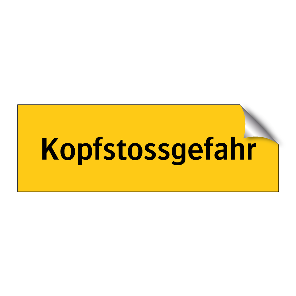 Kopfstossgefahr
