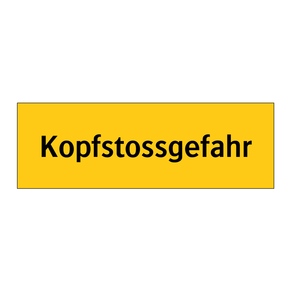 Kopfstossgefahr