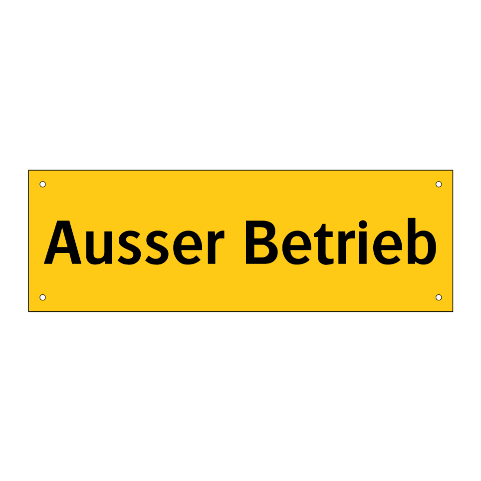 Ausser Betrieb