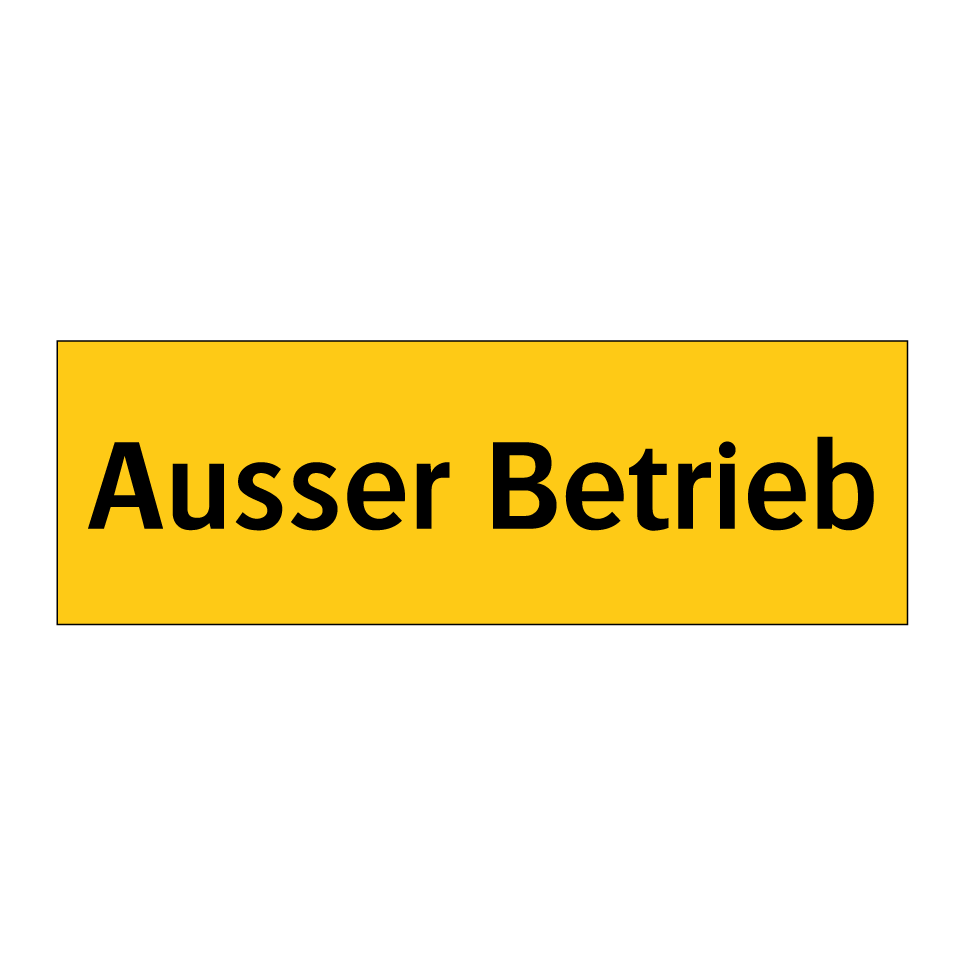 Ausser Betrieb