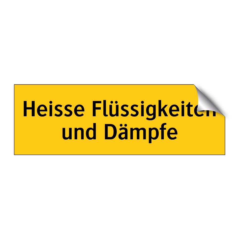 Heisse Flüssigkeiten und Dämpfe