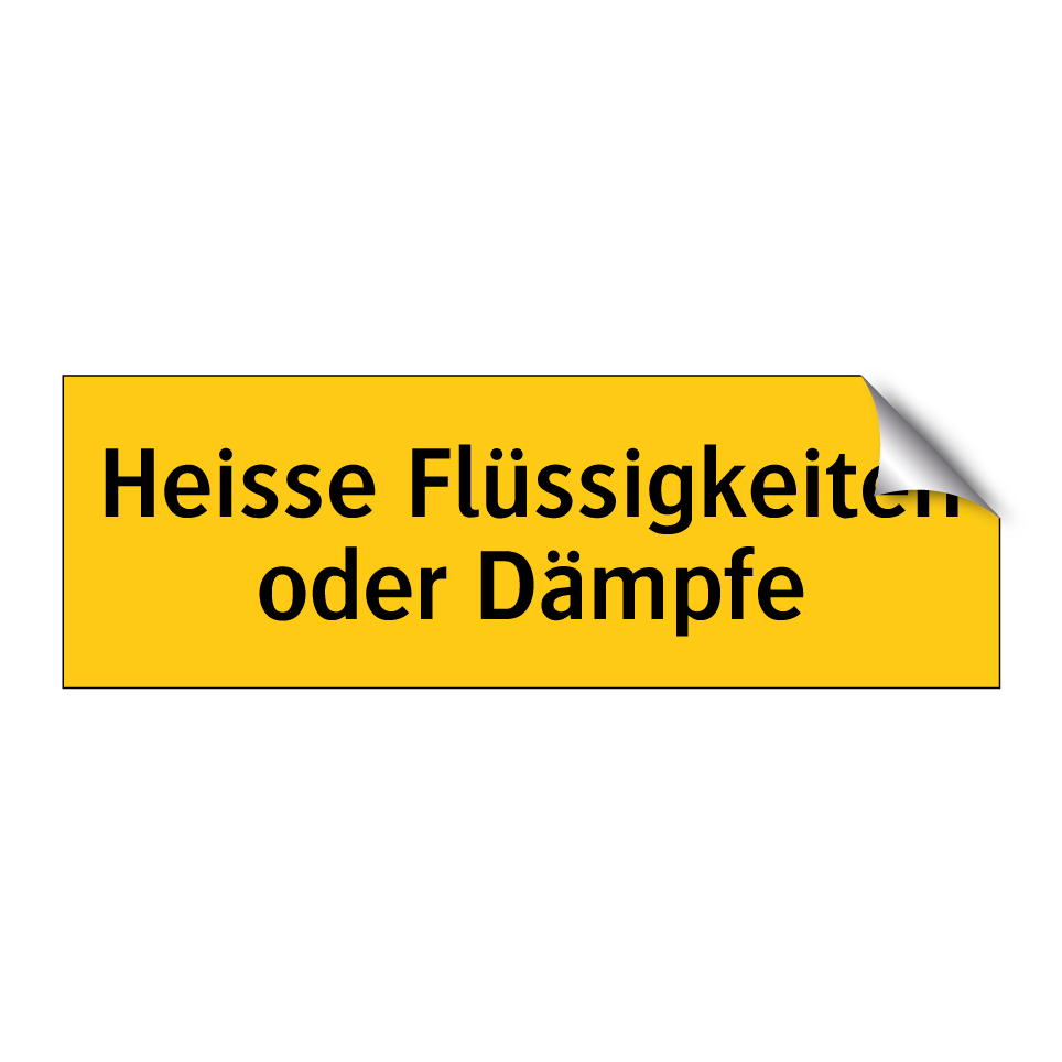 Heisse Flüssigkeiten oder Dämpfe