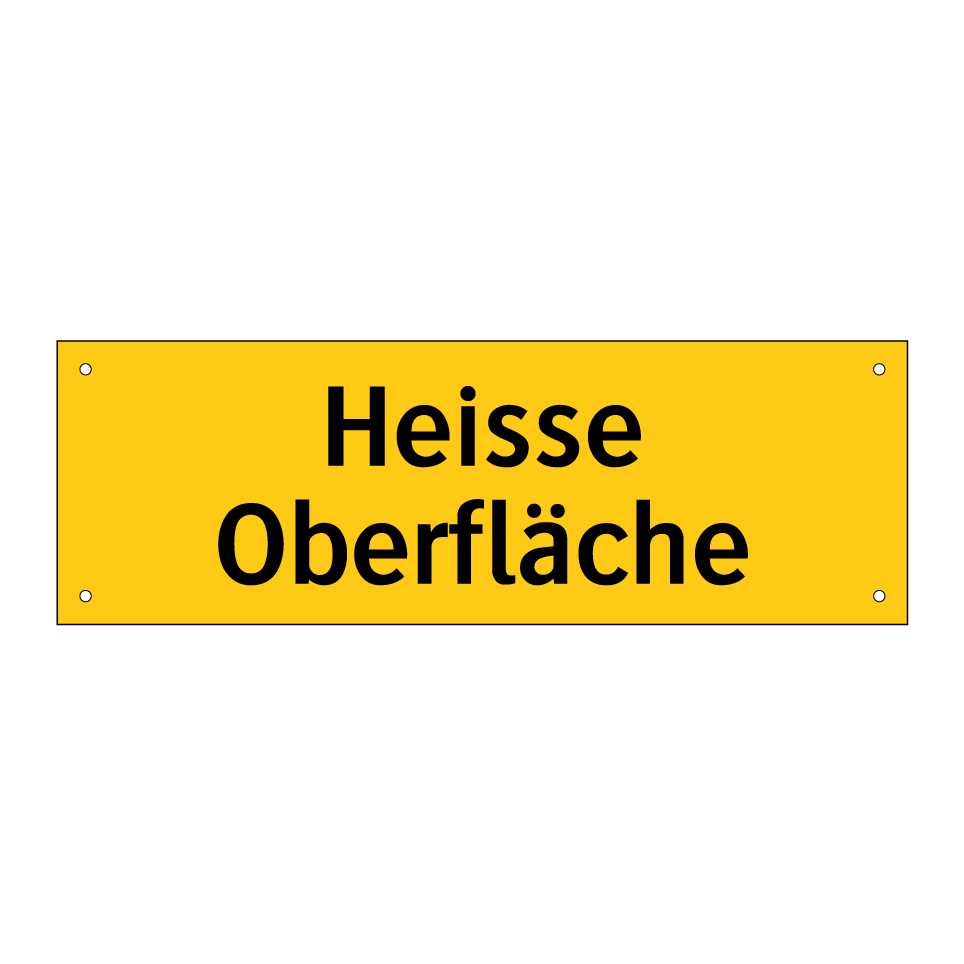 Heisse Oberfläche