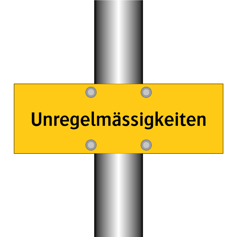 Unregelmässigkeiten