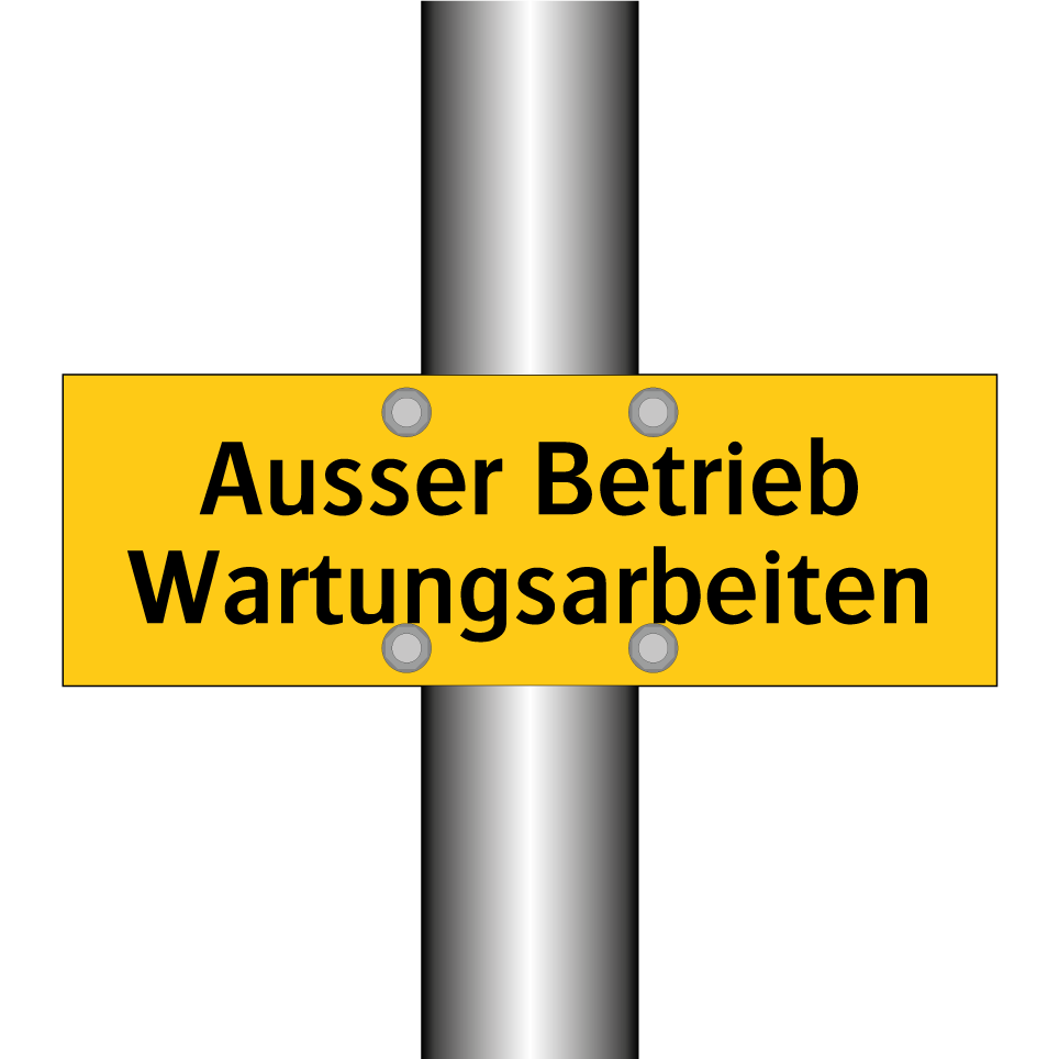 Ausser Betrieb Wartungsarbeiten