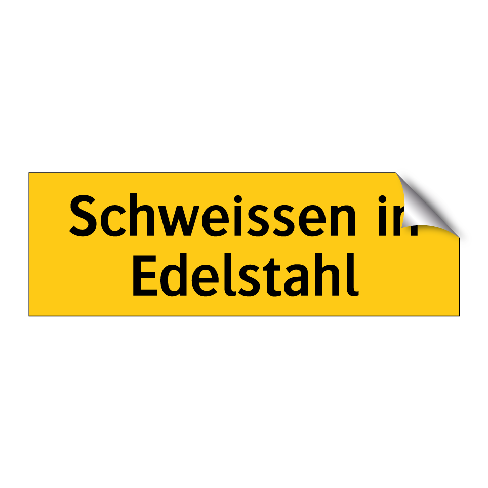Schweissen in Edelstahl