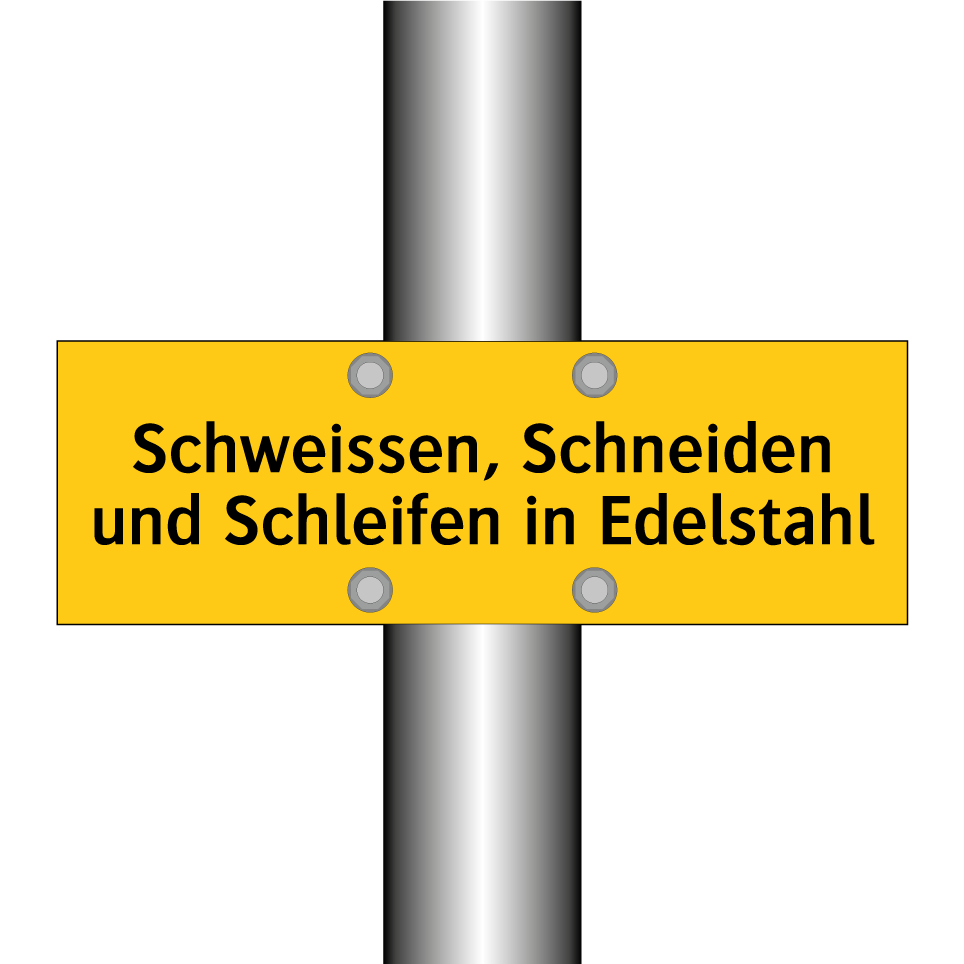 Schweissen, Schneiden und Schleifen in Edelstahl