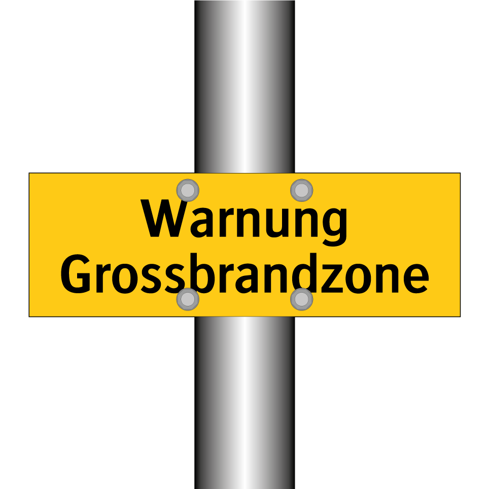 Warnung Grossbrandzone