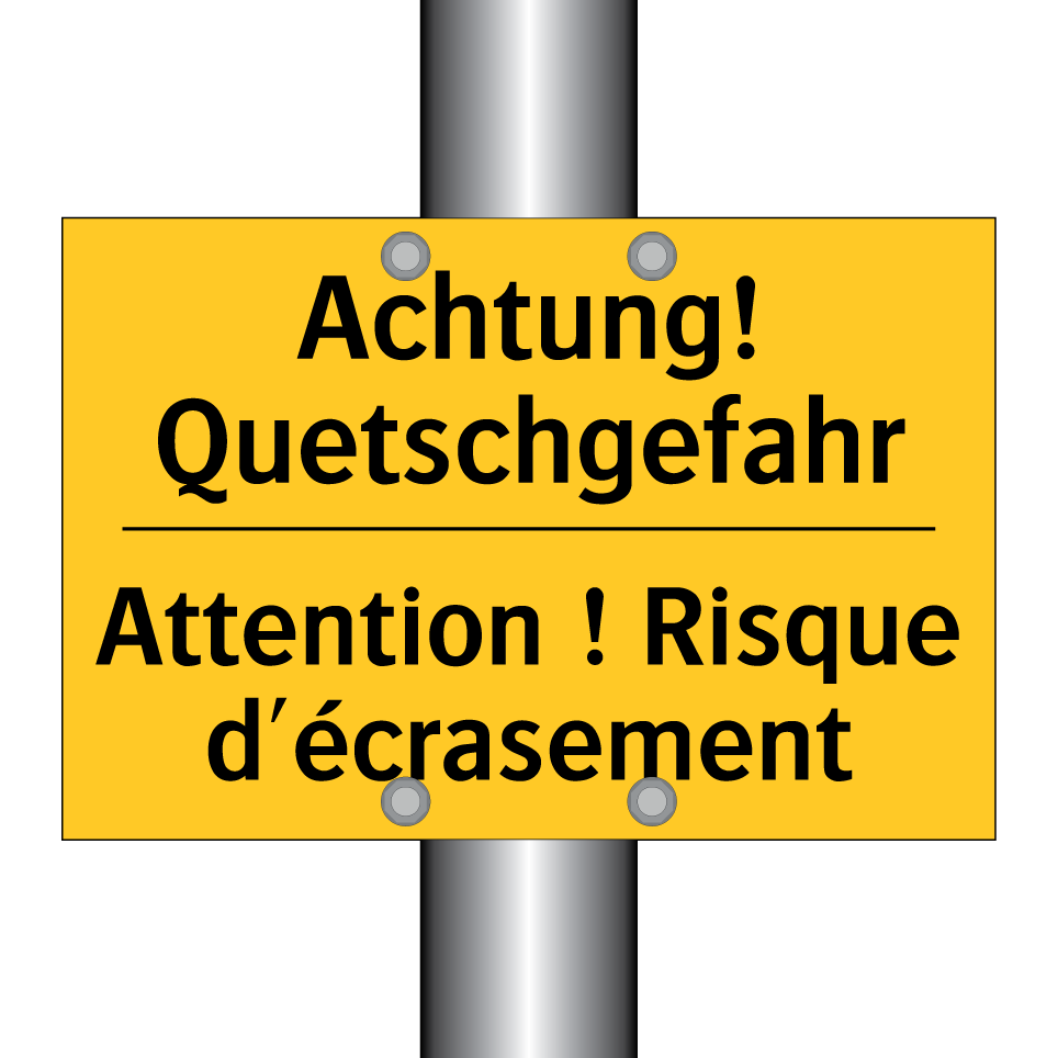 Achtung! Quetschgefahr - Attention ! Risque d'écrasement /.../