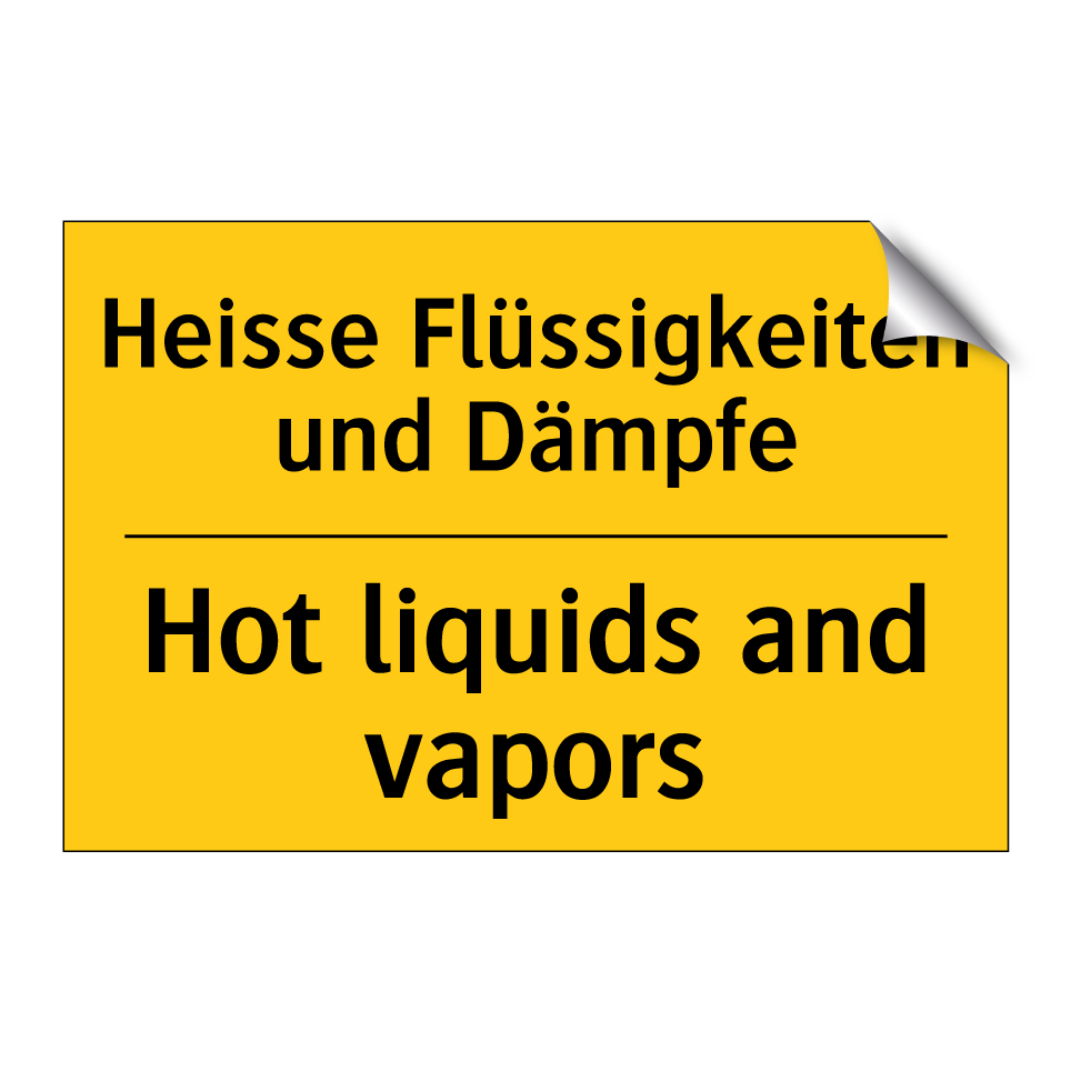 Heisse Flüssigkeiten und Dämpfe /.../ - Hot liquids and vapors